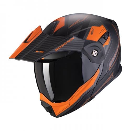 SCORPION ADX-1 TUCSON MAT SİYAH TURUNCU KASK
