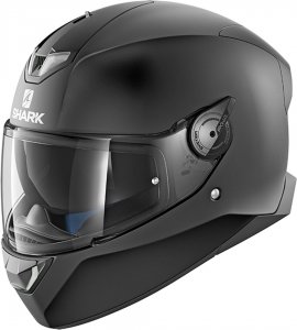 SHARK SKWAL 2 BLANK MAT LED HELMET