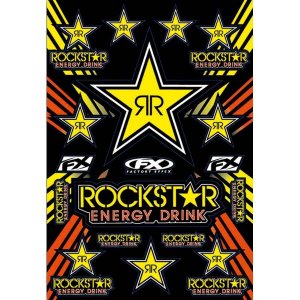 Buse FX Sponsor Sticker Kit Rockstar