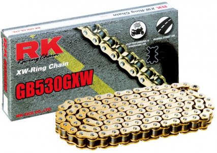 RK GOLD CHAIN GB530GXW/124L