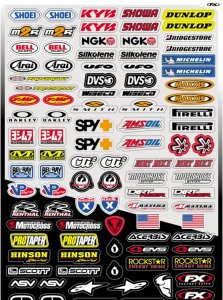 Buse FX Micro Sponsor Sticker Kit M