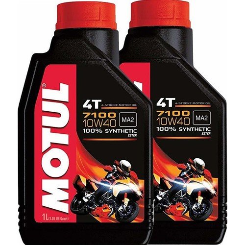 Motul 7100 10W40 4T Motorcycle Oil - Bikers Club Moto Parts