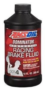 Amsoil DOMINATOR DOT 4 Synthetic Racing Brake Fluid
